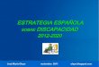 Estrategia española sobre discapacidad  2012 2020