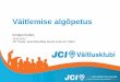 JCI Väitlemise algõpetus Tartu kõneklubis 15.03.2012