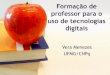 Formação de professor para o uso de tecnologias digitais