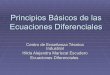 Principios BáSicos De Las Ecuaciones Diferenciales
