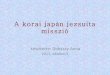 A korai japán jezsuita misszió