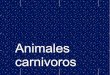 PPT  alumno SRO (Animales carnivoros)