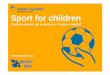 Sport for children 2013