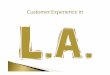 Customer experience in l.a