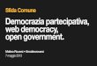 Democrazia partecipativa, web democracy, open government