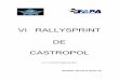 Reglamento y horarios VI Rally Sprint