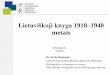 Lietuviškoji knyga 1918-1940 metais