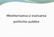 Cancelaria de Stat - Monitorizarea și evaluarea politicilor publice
