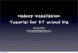 Hadoop Installation Tutorial for KT ucloud biz