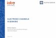 E-channels in banking