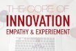 The core of innovation: Empathy and Experiment