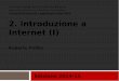 2. Introduzione a internet (I)