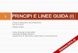 20. Principi e linee guida (I)
