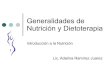 Generalidades De NutricióN Y Dietoterapia