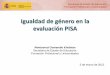 Presentación PISA 2012: Informe de Género