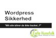 Wordpress sikkerhed