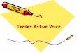 Tenses active voice