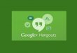 Google HangOut - Actualización