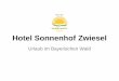 Hotel Sonnenhof, Zwiesel, Bayerischer Wald