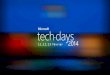 Tech daysRetour d’expérience Big Compute & HPC sur Windows Azure [TechDays 2014]