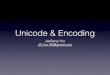 Unicode & encoding