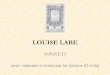 Louise Labé - Sonnets (variantes)