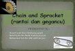 Chain and sprocket