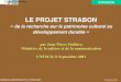 Le projet STRABON, de la recherche sur le patrimoine culturel au développement durable