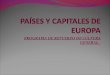 Países y capitales de europa