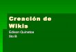 Creación de wikis