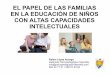 El papel de las familias en la educación de niños con Altas Capacidades Intelectuales
