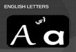 English letters مع النطق العربي