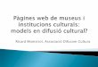 Models de Difusió Cultural on-line