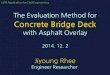 20141202 the evaluation method for concrete decks using gpr(rhee) ss
