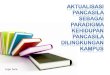 Pendidikan Pancasila - Aktualisasi pancasila sebagai paradigma kehidupan pancasila dilingkungan kampus