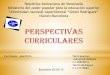 Perspectivas curriculares definición, características, representantes