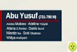 Abu yusuf dan pemikirannya tentang ekonomi islam