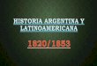 historia Argentina y Latinoamericana
