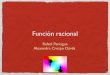 Powerpoint  - Función racional (Prof. Arencibia)