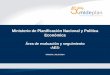 Área de evaluación y seguimiento -AES- 1994-2014 / Ministerio de Planificación Nacional y Política Económica (Costa Rica)
