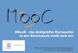 iMooX - eine Plattform für Online-Kurse der Uni Graz und der TU Graz