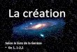 Création de la nature et de l'homme selon la Genèse 1, 1-2,2