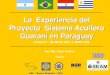 Guarani Coord presentation. of Paraguay