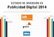 Estudio de Inversión en Publicidad Digital (total 2014)