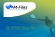Doküman Yönetim Sistemi / M-Files