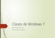 Clase de windows