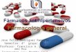 Fármacos antihipertensivos. UAA