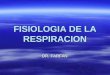 Fisiologia de la Respiracion Dr Farfán