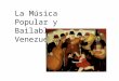 La música de baile en venezuela - 051014