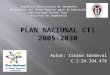 Plan nacional cti 2005 2030